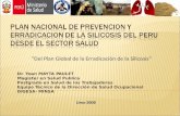 PLAN NACIONAL DE PREVENCION Y ERRADICACION DE LA SILICOSIS DEL PERU DESDE EL SECTOR SALUD