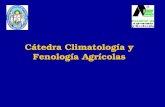Cátedra Climatología y Fenología Agrícolas