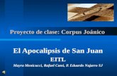 Proyecto de clase: Corpus Joánico