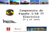 Campeonato de España 1/10 TT Electrico 23 y 24 Junio