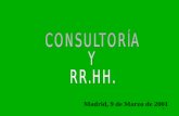 CONSULTORÍA  Y RR.HH.