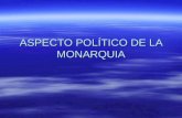 ASPECTO POLÍTICO DE LA MONARQUIA