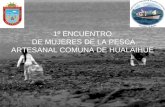 1º ENCUENTRO  DE MUJERES DE LA PESCA ARTESANAL COMUNA DE HUALAIHUE