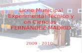 Liceo Municipal Experimental Técnico y en Ciencias  FERNÁNDEZ MADRID