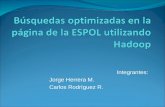 Búsquedas optimizadas en la página de la  ESPOL utilizando  Hadoop