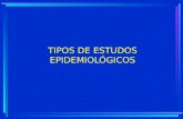TIPOS DE ESTUDOS EPIDEMIOLÓGICOS