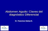 Abdomen Agudo: Claves del diagnóstico Diferencial