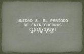 UNIDAD 8: EL PERÍODO DE ENTREGUERRAS (1918-1939)