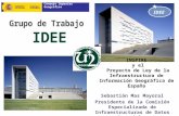 INSPIRE  y el  Proyecto de Ley de la Infraestructura de Información Geográfica de España