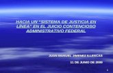 HACIA UN “SISTEMA DE JUSTICIA EN LÍNEA” EN EL JUICIO CONTENCIOSO ADMINISTRATIVO FEDERAL