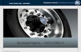 Busload topics – ISO11992-2