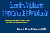 Espondilitis Anquilosante: la importancia de la Rehabilitación