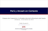 Perú y  Ancash  en Contexto