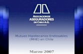 Mutuos Hipotecarios Endosables (MHE) en Chile