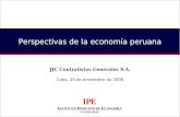 Perspectivas de la economía peruana