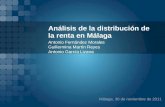 Análisis de la distribución de la renta en Málaga