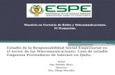 Maestría en Gerencia de Redes y  Telecomunicaciones. IV  Promoción.