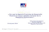 Gilles Genre-Grandpierre Director Regional Agencia Francesa de Desarrollo Répública Dominicana