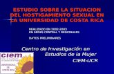 ESTUDIO SOBRE LA SITUACION DEL HOSTIGAMIENTO SEXUAL EN LA UNIVERSIDAD DE COSTA RICA