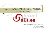 ASOCIACIÓN DE USUARIOS  DE INTERNET