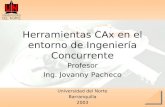 Herramientas CAx en el entorno de Ingeniería Concurrente
