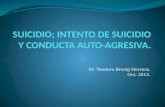 SUICIDIO; INTENTO DE SUICIDIO Y CONDUCTA AUTO-AGRESIVA.