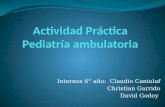 Actividad Práctica Pediatría ambulatoria