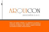 DATOS DE LA EMPRESA Razón social: Arquicon Asociados S.A.C. N° R.U.C.:20536525816