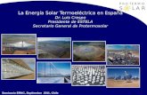 La Energía Solar Termoeléctrica en España Dr. Luis Crespo