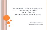 Internet Aplicado a la Investigación Científica: Seguridad en la Red