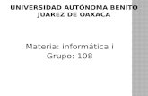 Universidad autónoma Benito Juárez de Oaxaca