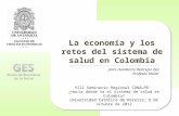 La economía y los retos del sistema de salud en Colombia