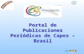 Portal de  Publicaciones  Periódicas de Capes – Brasil