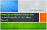 Mercado de trabajo y felicidad: una radiografía de la crisis en España