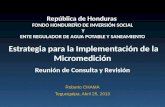 República  de Honduras  Fondo Hondureño de Inversión social  y