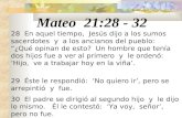 Mateo 21:28  -  32