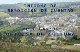 INFORME DE RENDICIÓN DE CUENTAS YULI GARZÓN OFICINA DE CULTURA