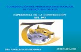 COORDINACIÓN DEL PROGRAMA INSTITUCIONAL DE TUTORÍA-PSICOLOGÍA