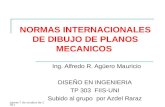 NORMAS INTERNACIONALES DE DIBUJO DE PLANOS MECANICOS