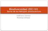 Biodiversidad (ECI IV)  Teoría de los Refugios  pleistocénicos