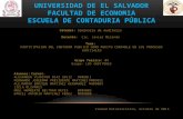 UNIVERSIDAD DE EL SALVADOR FACULTAD DE ECONOMIA ESCUELA DE CONTADURIA P Ú BLICA