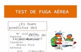 TEST DE FUGA AÉREA