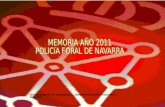 MEMORIA AÑO 2011 POLICíA FORAL DE NAVARRA