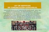 LEY DE SERVICIOS  DE COMUNICACIÓN AUDIOVISUAL