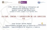 CALIDAD, CONTROL Y SUPERVISIÓN DE LOS SERVICIOS TIC
