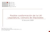 Posible conformación de la LXI Legislatura, Cámara de Diputados