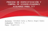 PROCESO DE ESPECIFICACIÓN Y COMPRA DE HIDROELEVADORES AISLADOS PARA TCT