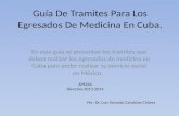 Guía De Tramites Para Los Egresados De Medicina En Cuba.