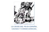 LA CRISIS DEL 98 EN ESPAÑA. Causas y consecuencias.