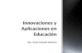 Innovaciones y  Aplicaciones  en Educación